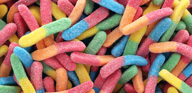 colourful fizzy sweets