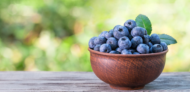 ramekin of blueberries